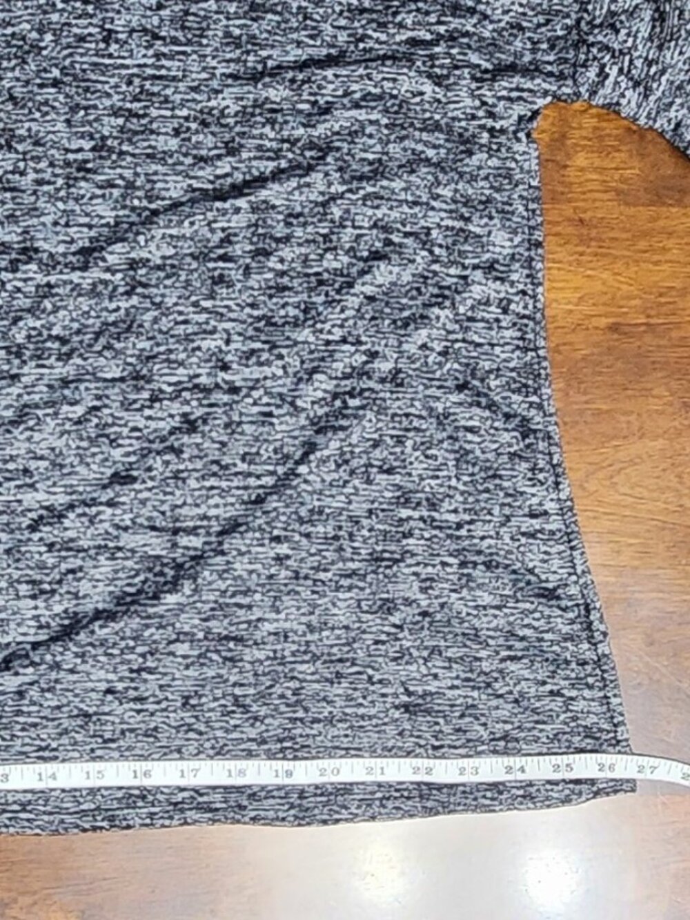 Bobbie Brooks Marled Ruffle Sleeve Stretch Top 3X - Picture 12 of 12